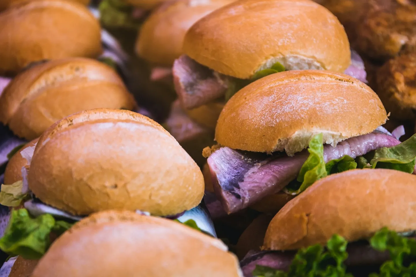 Sandwiches garnis entiers (par 10)