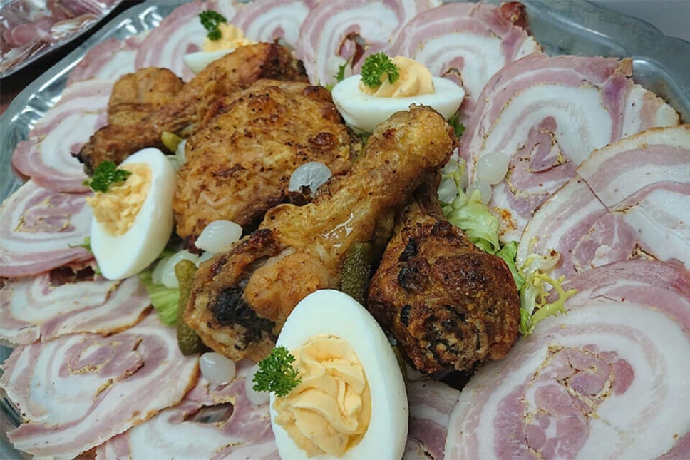 Buffet chaud simple (àpd 10 pers)